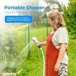 Portable Rechargeable Camping Shower with Multiple Spray Modes
