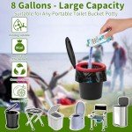Portable Camping Toilet Bags with Absorbent Gel