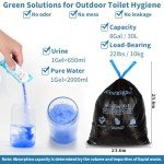 Portable Camping Toilet Bags with Absorbent Gel