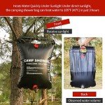 Solar Shower Bag - 5 Gallon Camping Set