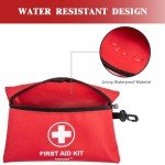Compact 140-Piece First Aid Kit for Outdoors