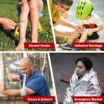 150-Piece Mini First Aid Kit for Outdoors