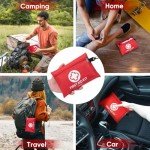 150-Piece Mini First Aid Kit for Outdoors