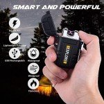 Waterproof Electric Dual Arc Lighter for Camping