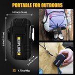 Waterproof Electric Dual Arc Lighter for Camping