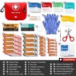 Compact 100-Piece Waterproof First Aid Kit