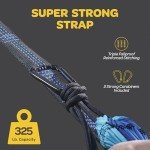 Durable Portable Camping Hammock with Tree Straps