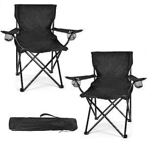 Lightweight Foldable Camping Chairs - 2 Pack