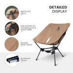 ONETIGRIS Tigerblade Portable Camping Chair, 330 lbs Capacity