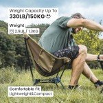 ONETIGRIS Tigerblade Portable Camping Chair, 330 lbs Capacity
