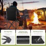 Oversized Camping Folding Chair with Cup Holder