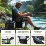 Oversized Camping Folding Chair with Cup Holder