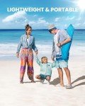 OutdoorMaster 4-Person Pop Up Beach Tent - Blue