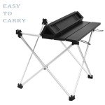 Portable Folding Camping Table - Aluminum Top