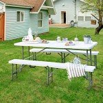 6ft Portable Folding Utility Table for Camping