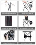 Lightweight Folding Camping Table with Carry Bag