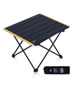 iClimb Ultralight Folding Camping Table - Black