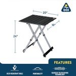 GCI Outdoor Compact Folding Camp Table 20