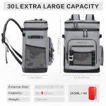 Large Waterproof Insulated Cooler Backpack - 30L