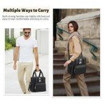 Insulated Double Deck Cooler Lunch Bag - Black