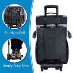 72-Can Rolling Cooler Bag with Wheels and Handle