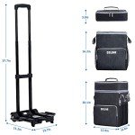 72-Can Rolling Cooler Bag with Wheels and Handle