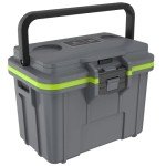 Pelican 8QT Cooler and Dry Box - Dark Grey/Green
