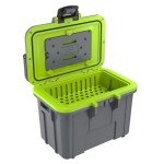 Pelican 8QT Cooler and Dry Box - Dark Grey/Green