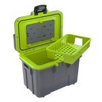 Pelican 8QT Cooler and Dry Box - Dark Grey/Green