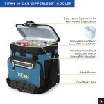 Titan 16 Can Zipperless Soft Cooler - Marine Blue