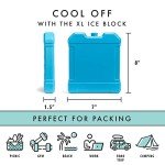 Fit & Fresh XL Ice Block Cooler Pack - Blue