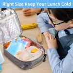 4-Pack Reusable Ice Packs for Coolers and Lunches
