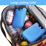 4-Pack Reusable Ice Packs for Coolers and Lunches