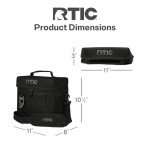 RTIC Soft-Sided 15 Can Cooler - Black