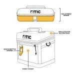RTIC Soft-Sided 15 Can Cooler - Black