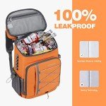 Maelstrom Insulated 35 Can Backpack Cooler - Orange