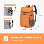Maelstrom Insulated 35 Can Backpack Cooler - Orange