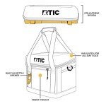 RTIC 28 Can Soft Sided Cooler - Dusty Rose