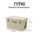 RTIC 65 QT Insulated Cooler for Outdoor Adventures