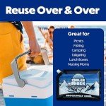 Long-Lasting Cooler Shock Ice Packs for Camping