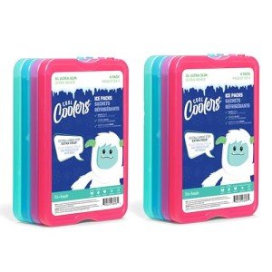 Fit & Fresh Extra-Large Slim Ice Packs, 8-Pack
