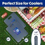 Large Reusable Ice Packs for Coolers, 2 Pack