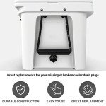 Omoojee Cooler Drain Plug Replacement, 2 Pack