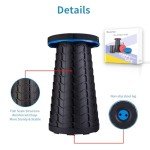 Boreeman Lightweight Collapsible Stool for Camping & Outdoor