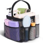 Portable 8-Pocket Mesh Shower Caddy for Camping