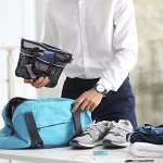 Quick-Dry Mesh Shower Bag with Zipper and Pockets