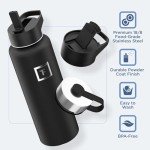 IRON °FLASK 40 oz Hiking Hydration Water Bottle