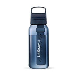 LifeStraw Go Water Filter Bottle - 1L Aegean Sea