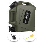 Portable 12L Water Jug with Spigot for Camping