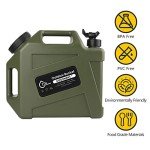 Portable 12L Water Jug with Spigot for Camping